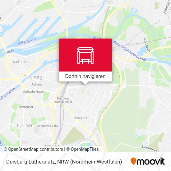 Duisburg Lutherplatz Karte