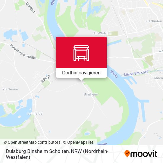 Duisburg Binsheim Scholten Karte