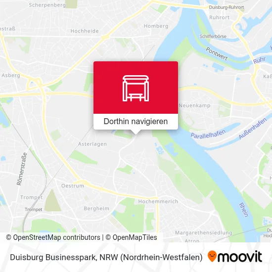 Duisburg Businesspark Karte