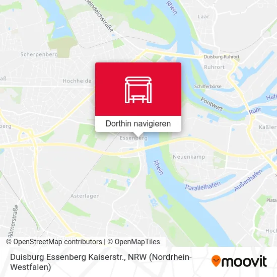 Duisburg Essenberg Kaiserstr. Karte