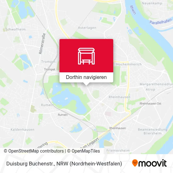 Duisburg Buchenstr. Karte