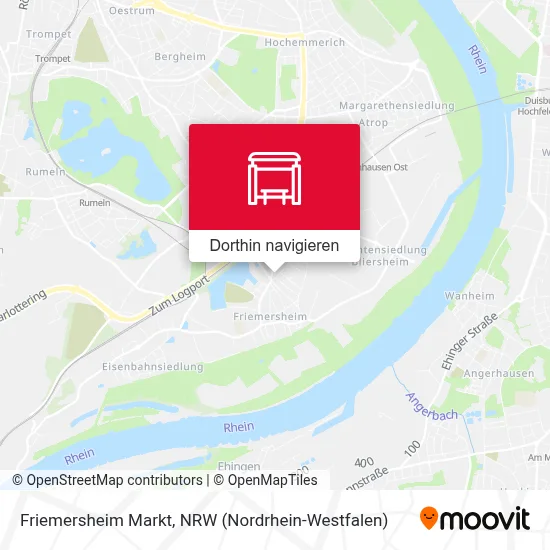 Friemersheim Markt Karte