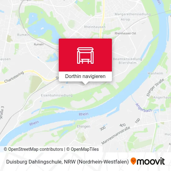 Duisburg Dahlingschule Karte