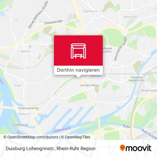 Duisburg Lohengrinstr. Karte