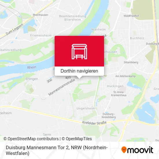 Duisburg Mannesmann Tor 2 Karte