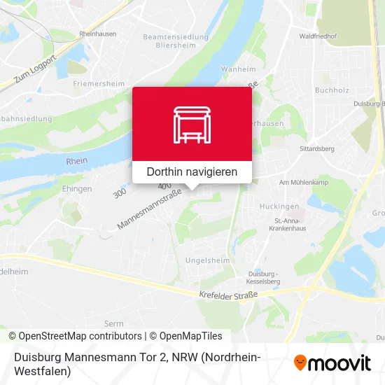 Duisburg Mannesmann Tor 2 Karte