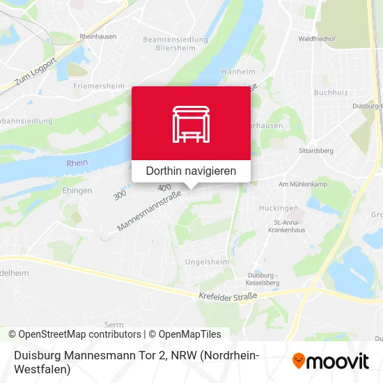 Duisburg Mannesmann Tor 2 Karte