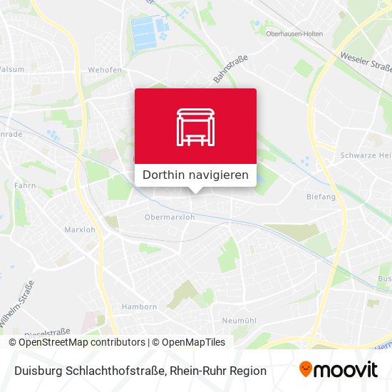 Duisburg Schlachthofstraße Karte