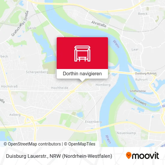 Duisburg Lauerstr. Karte