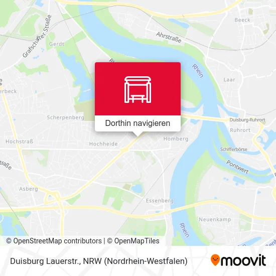 Duisburg Lauerstr. Karte