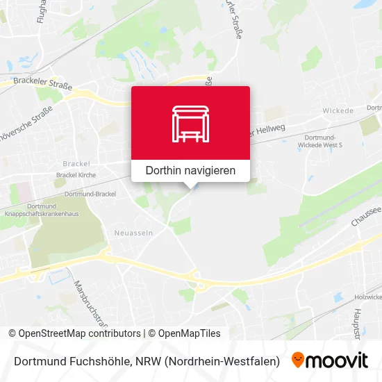 Dortmund Fuchshöhle Karte