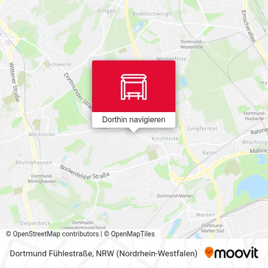 Dortmund Fühlestraße Karte