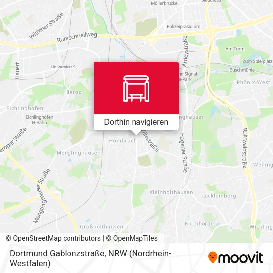 Dortmund Gablonzstraße Karte