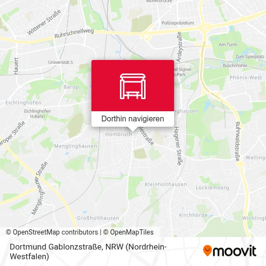 Dortmund Gablonzstraße Karte
