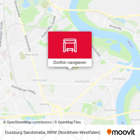 Duisburg Sandstraße Karte