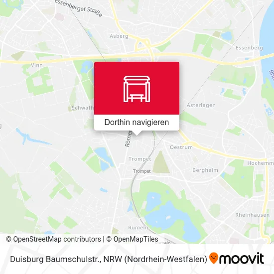 Duisburg Baumschulstr. Karte