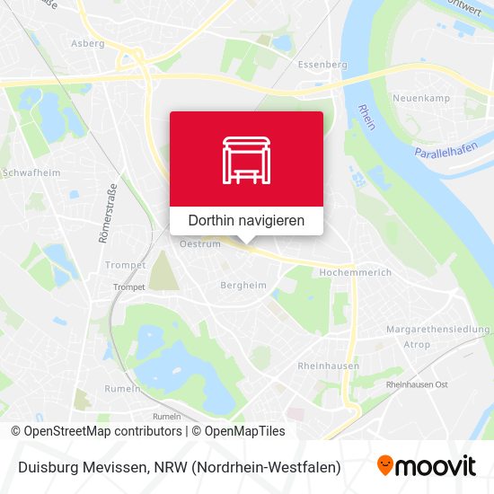 Duisburg Mevissen Karte