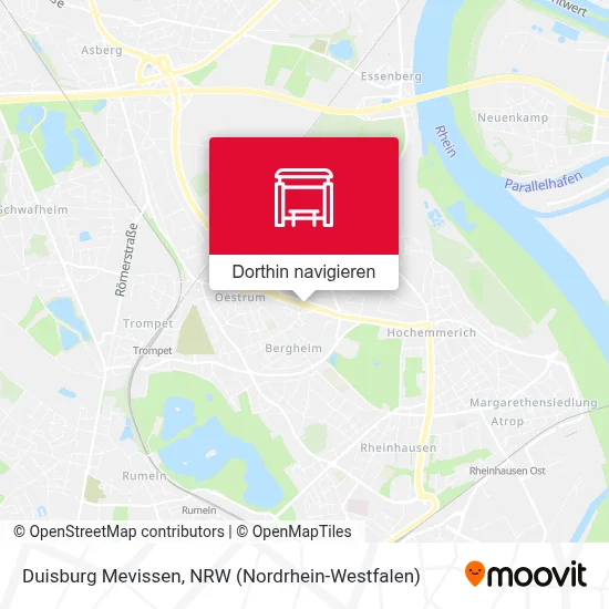 Duisburg Mevissen Karte