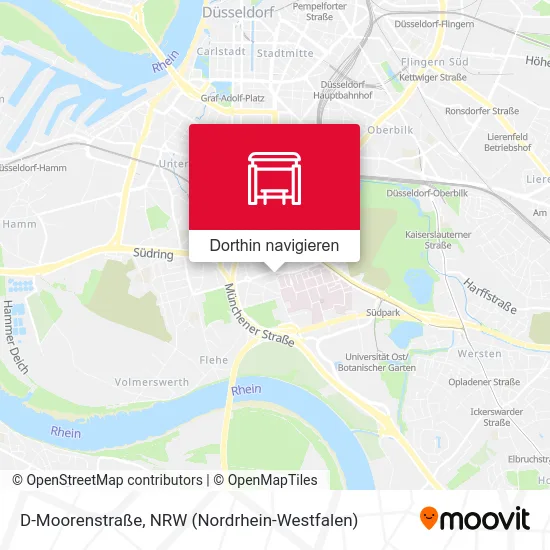 D-Moorenstraße Karte