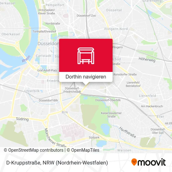 D-Kruppstraße Karte