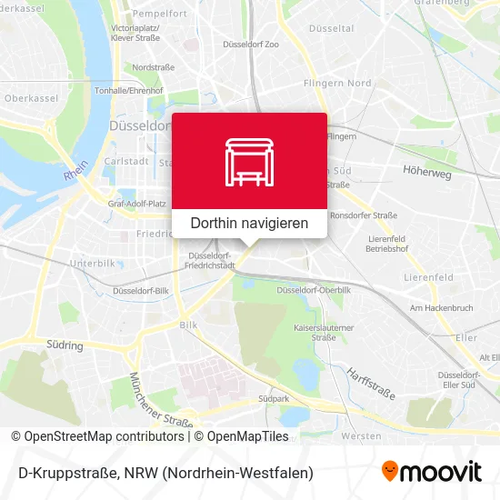 D-Kruppstraße Karte