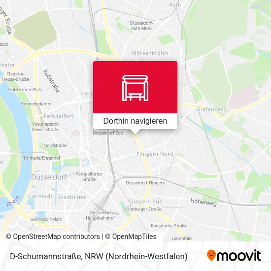 D-Schumannstraße Karte