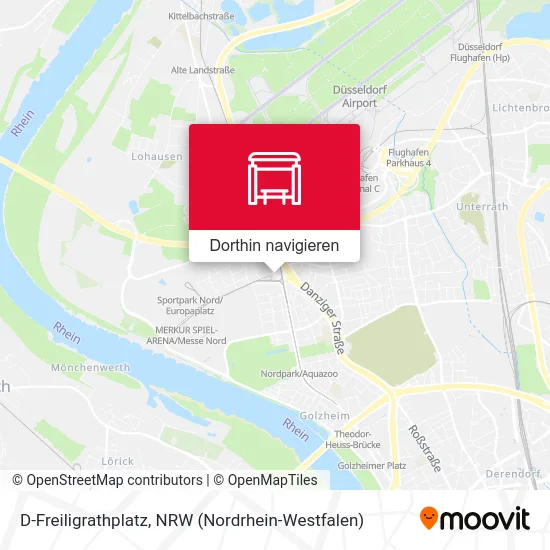 D-Freiligrathplatz Karte