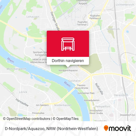 D-Nordpark/Aquazoo Karte