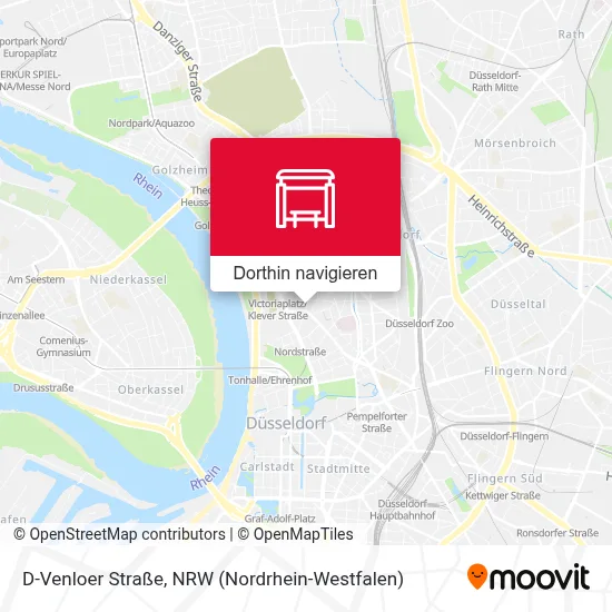 D-Venloer Straße Karte
