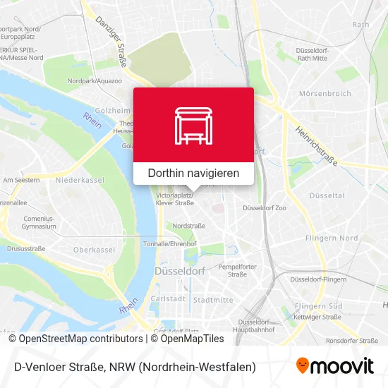 D-Venloer Straße Karte