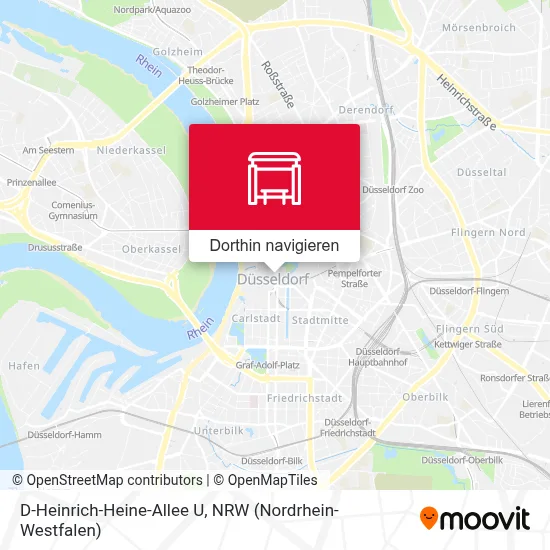 D-Heinrich-Heine-Allee U Karte