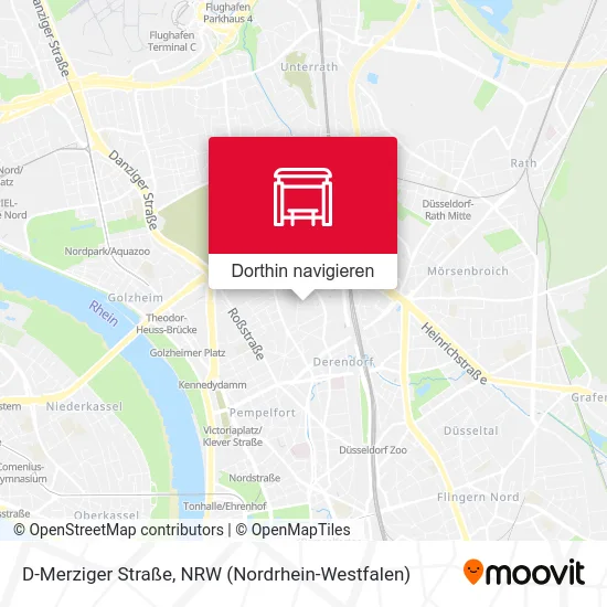 D-Merziger Straße Karte