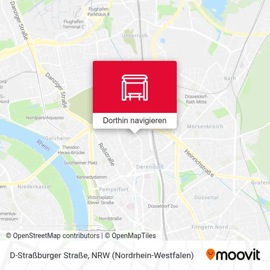 D-Straßburger Straße Karte