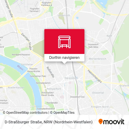 D-Straßburger Straße Karte