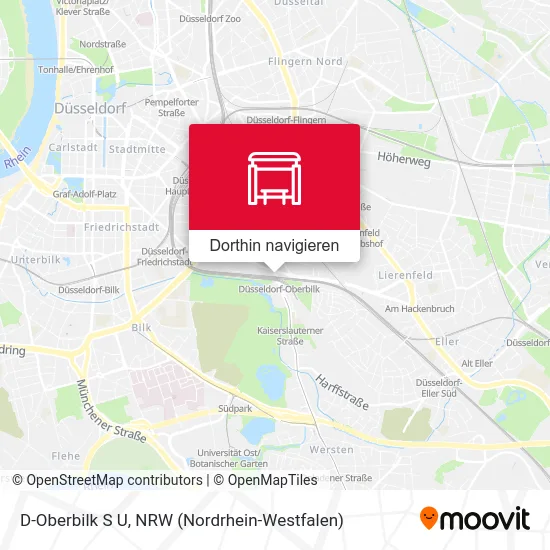 D-Oberbilk S U Karte