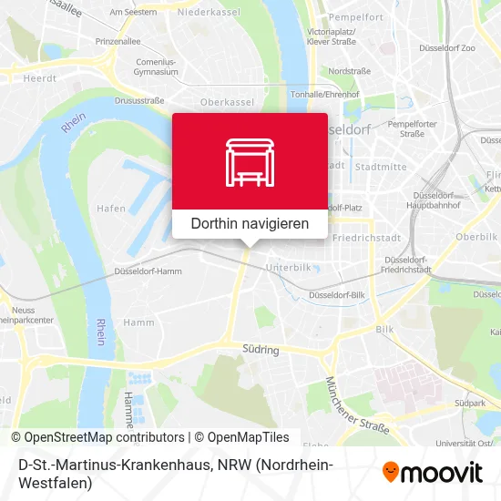 D-St.-Martinus-Krankenhaus Karte