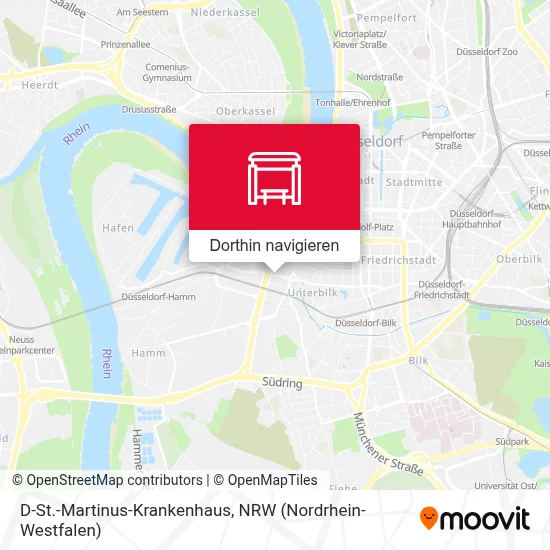 D-St.-Martinus-Krankenhaus Karte