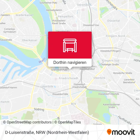 D-Luisenstraße Karte