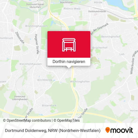 Dortmund Doldenweg Karte