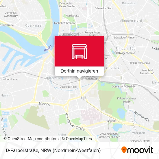 D-Färberstraße Karte