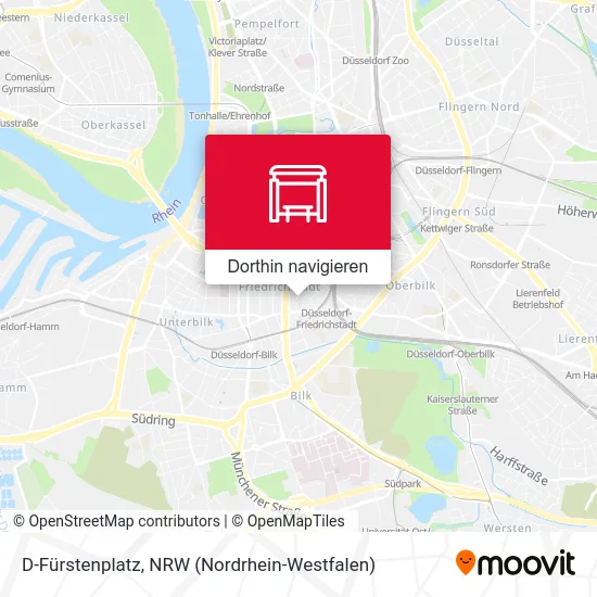 D-Fürstenplatz Karte