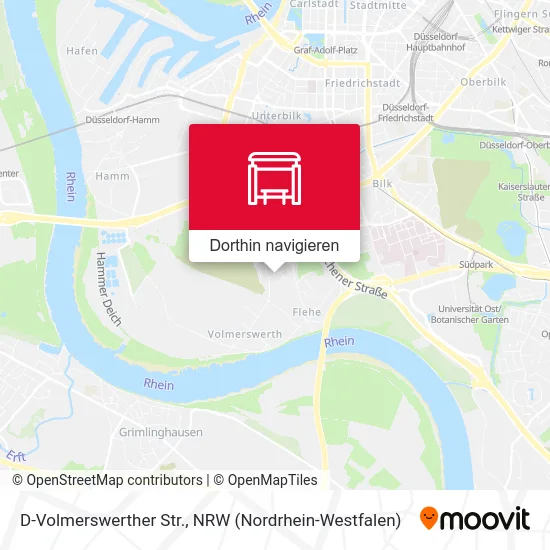 D-Volmerswerther Str. Karte
