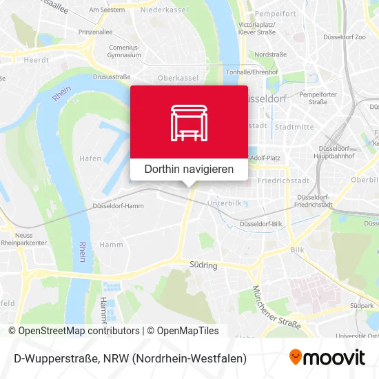 D-Wupperstraße Karte