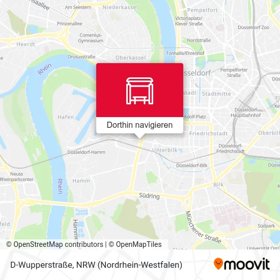 D-Wupperstraße Karte