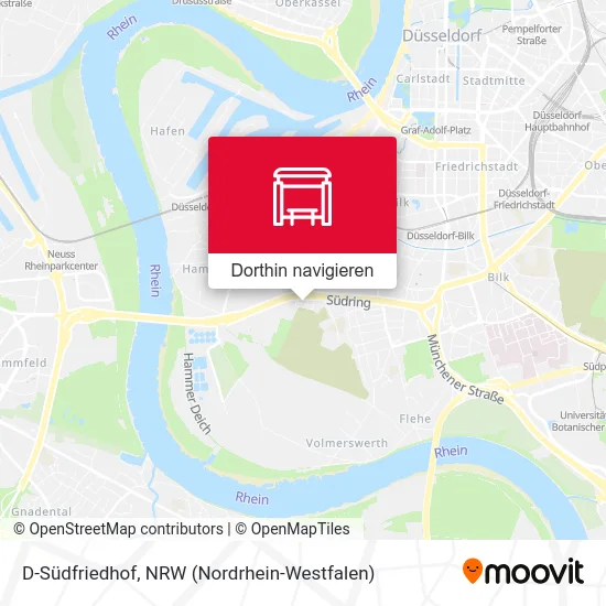 D-Südfriedhof Karte