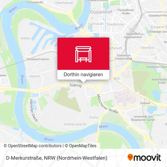 D-Merkurstraße Karte