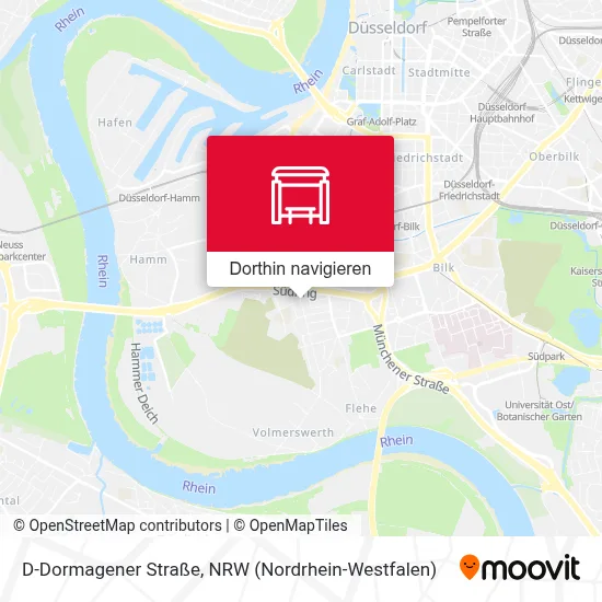 D-Dormagener Straße Karte