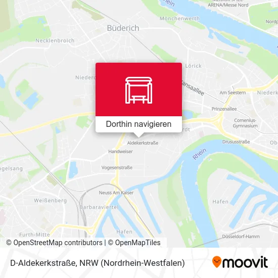 D-Aldekerkstraße Karte