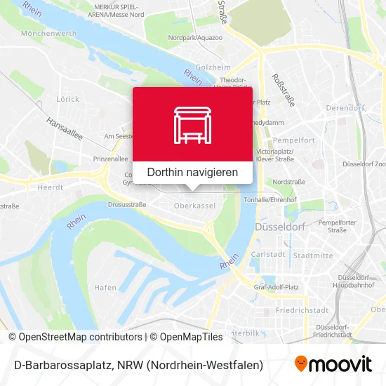 D-Barbarossaplatz Karte