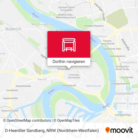 D-Heerdter Sandberg Karte